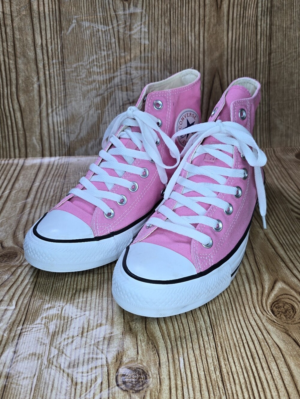 Converse Pink High Top Canvas Sneakers Womens Size 9/ Mens Size 7